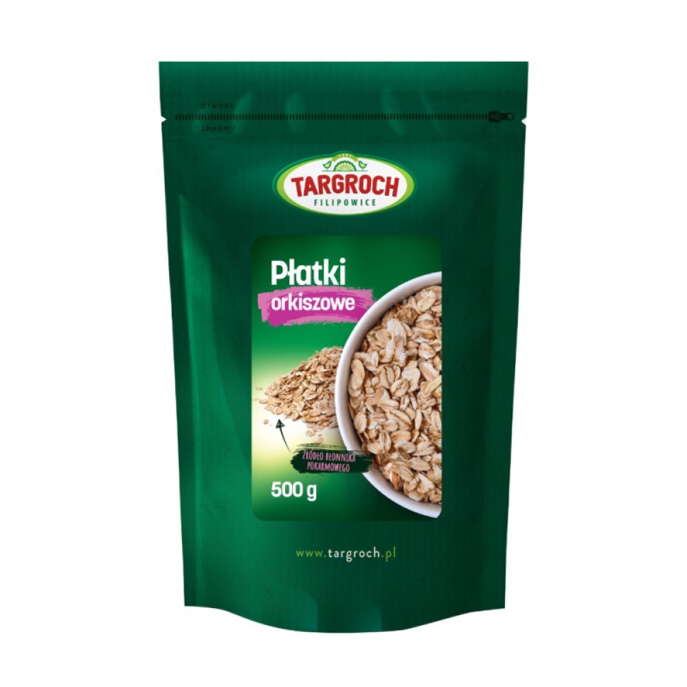 Targroch - Płatki orkiszowe - 500 g 