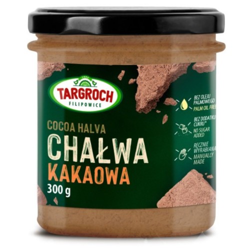 Targroch - Chałwa kakaowa bez cukru - 300 g