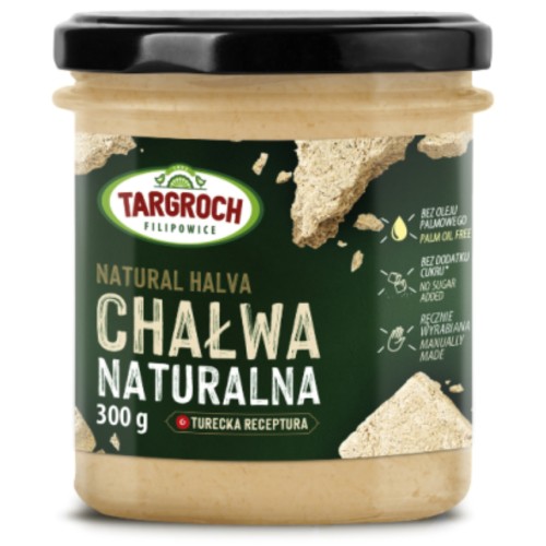 Targroch - Chałwa naturalna bez cukru - 300 g