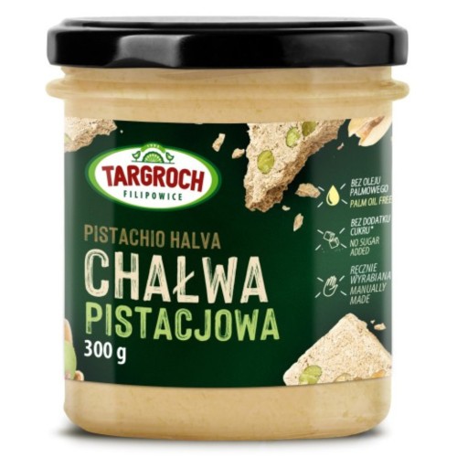 Targroch - Chałwa pistacjowa bez cukru - 300 g
