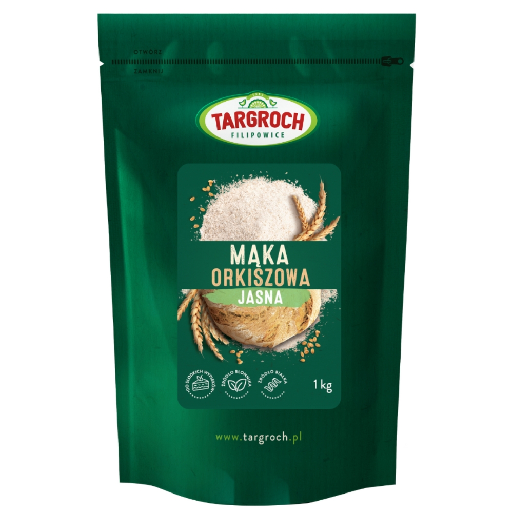 Targroch - Mąka orkiszowa jasna - 1000 g