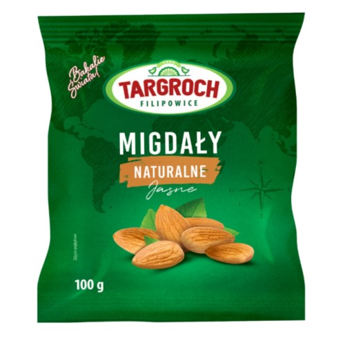 Targroch - Migdały naturalne jasne - 100 g