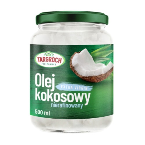 Targroch - Olej kokosowy nierafinowany Extra Virgin - 500 ml