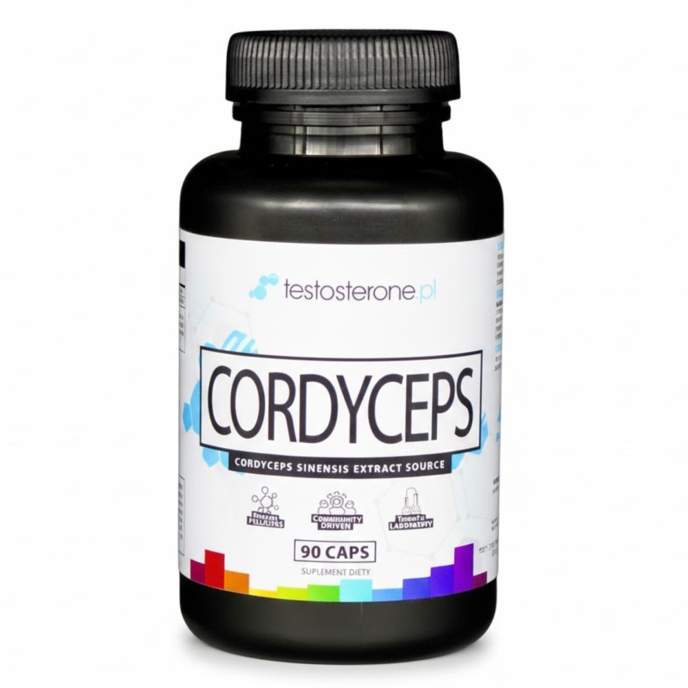 Testosterone - Cordyceps Mushroom - 90 kapsułek 