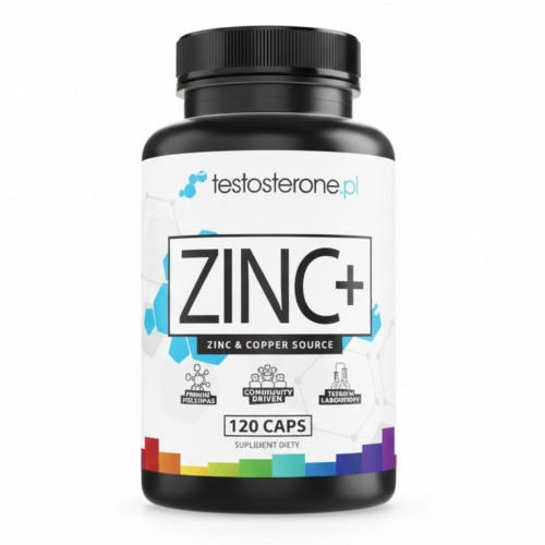 Testosterone - Zinc + - 120 kapsułek