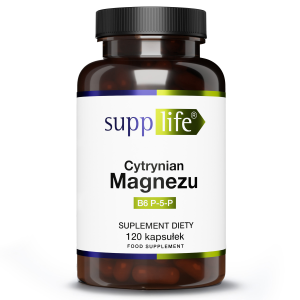 Supplife - Cytrynian magnezu + P-5-P - 120 kapsułek