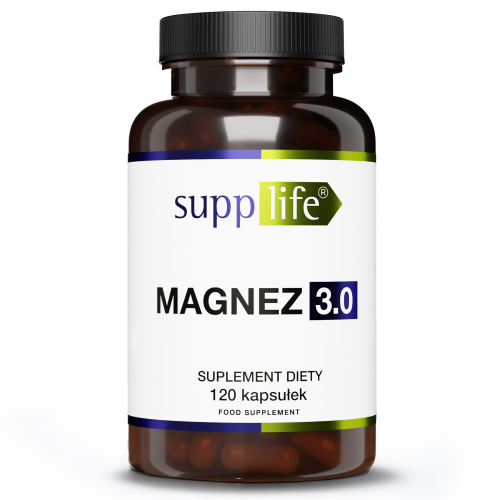 Supplife - Magnez 3.0 - 120 kapsułek