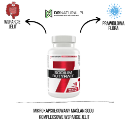 7Nutrition - Sodium Butyrate 580mg - 100 kapsułek