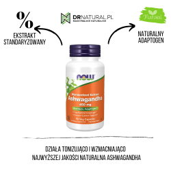 NOW - Ashwagandha 450 mg - 90 kapsułek
