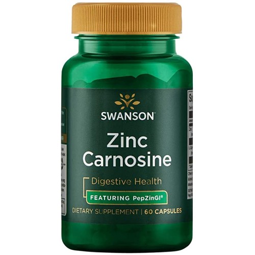 Swanson - Zinc Carnosine PepZin GI - 60 kapsułek