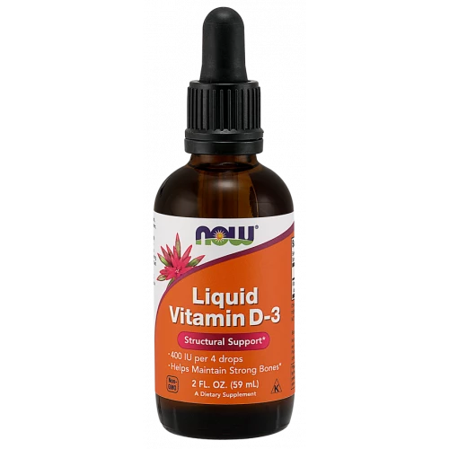 NOW - Liquid Vitamin D-3 400 IU - 59 ml NOW - Liquid Vitamin D-3 400 IU - 59 ml