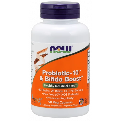 NOW - Probiotic-10 & Bifido Boost - 90 kapsułek NOW - Probiotic-10 & Bifido Boost - 90 kapsułek