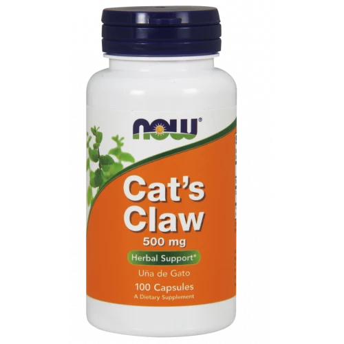 NOW - Cat's Claw 500 mg - 100 kapsułek NOW - Cat's Claw 500 mg - 100 kapsułek
