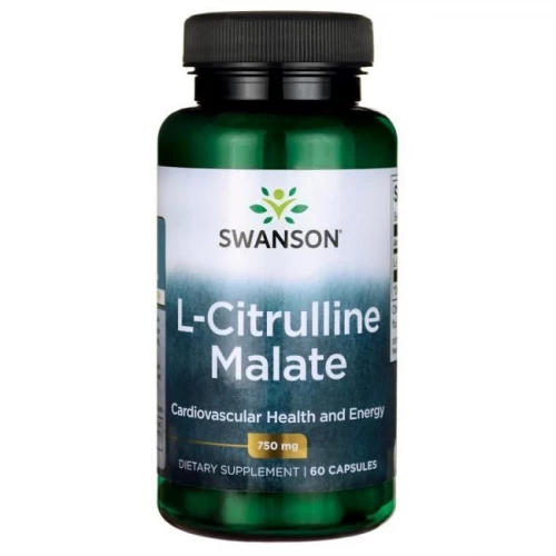 Swanson - L-Citrulline Malate Complex 750 mg - 60 kapsułek Swanson - L-Citrulline Malate Complex 750 mg - 60 kapsułek