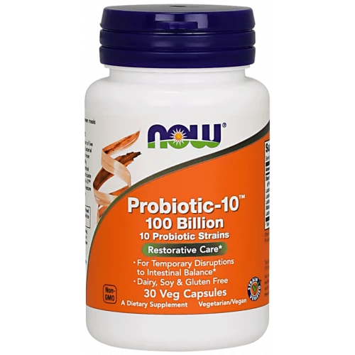 NOW - Probiotic-10 100 Billion - 30 kapsułek NOW - Probiotic-10 100 Billion - 30 kapsułek