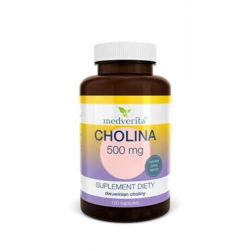 Medverita - Cholina 500 mg - 60 kapsułek Medverita - Cholina 500 mg - 60 kapsułek