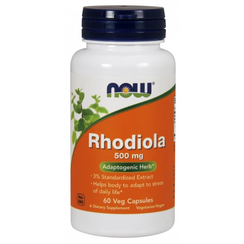 NOW - Rhodiola 500 mg - 60 kapsułek NOW - Rhodiola 500 mg - 60 kapsułek