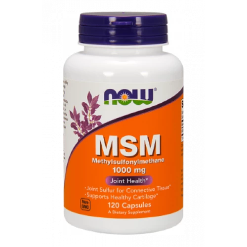NOW - MSM 1000 mg - 120 kapsułek NOW - MSM 1000 mg - 120 kapsułek