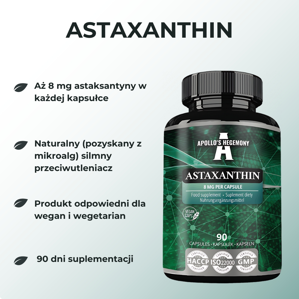 Apollo’s Hegemony Astaxanthin - Suplement antyoksydacyjny