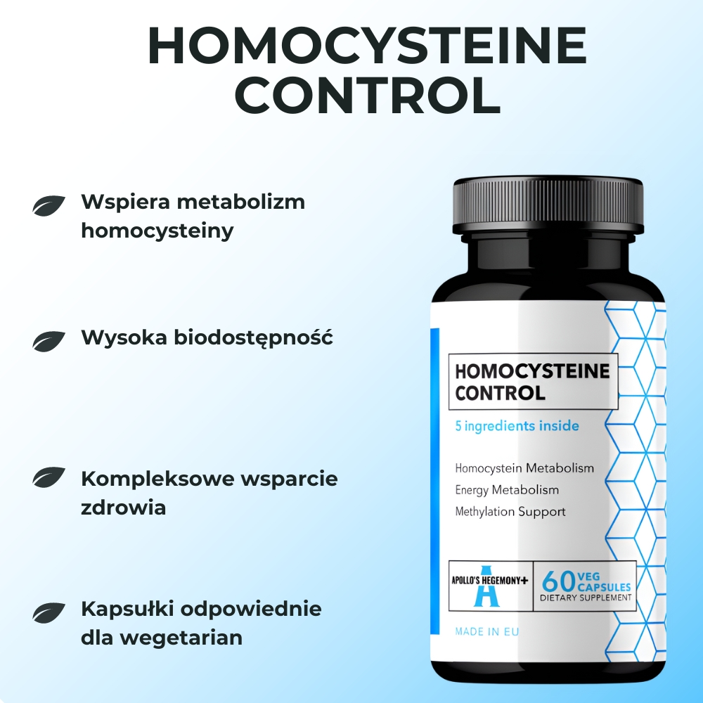 Apollo's Hegemony AH+ - Homocysteine Control - 60 kapsułek