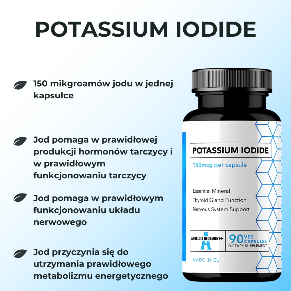 Apollo's Hegemony AH+ - Potassium Iodide - 90 kapsułek