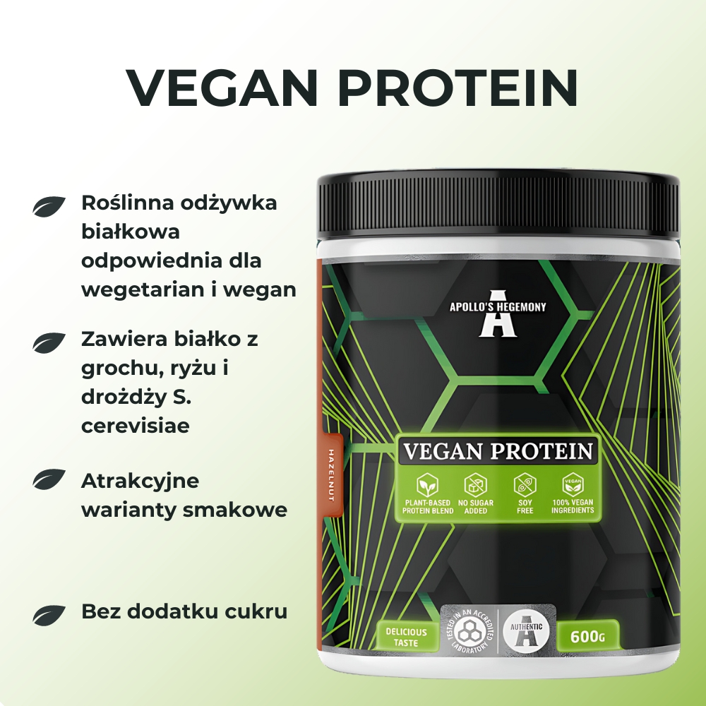 Apollo's Hegemony Vegan Protein - Wegańska odżywka białkowa