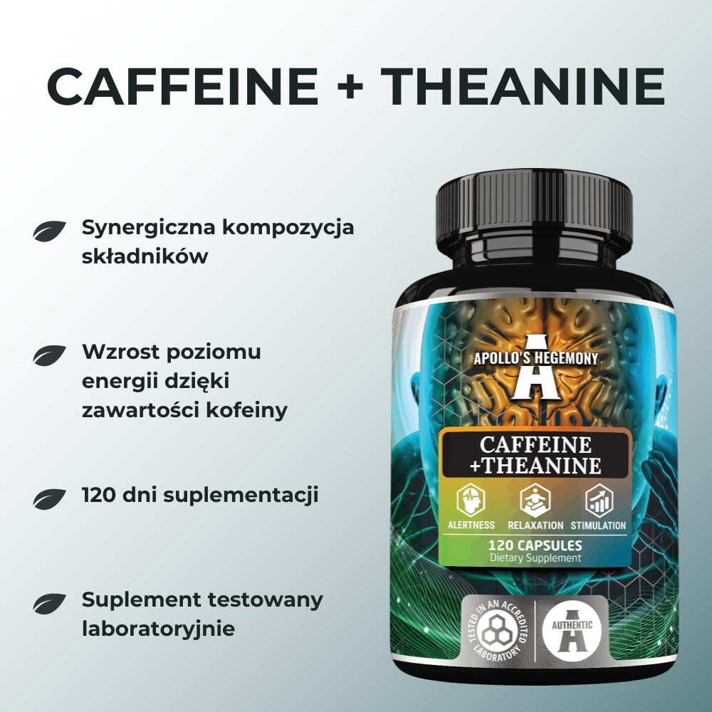 Apollo's Hegemony Caffeine + Theanine - wsparcie dla koncentracji i energii