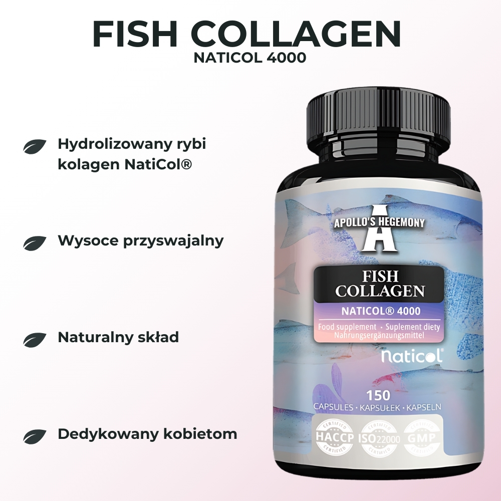 Apollo's Hegemony Fish Collagen - 150 kapsułek