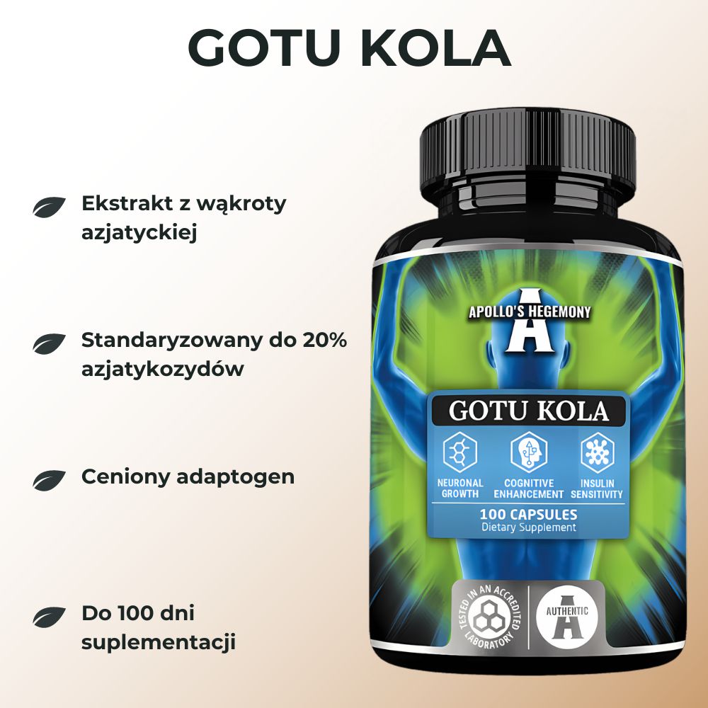 Apollo's Hegemony Gotu Kola - wsparcie kognitywne i zdrowie skóry