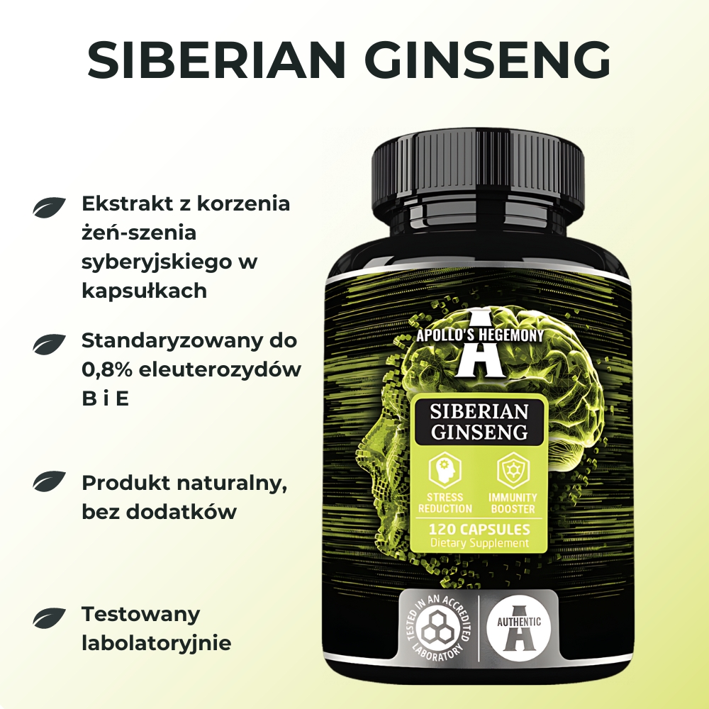 Apollo's Hegemony Siberian Ginseng - Energetyczna moc z Syberii