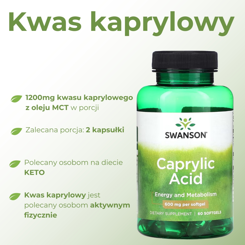 Swanson Caprylic Acid