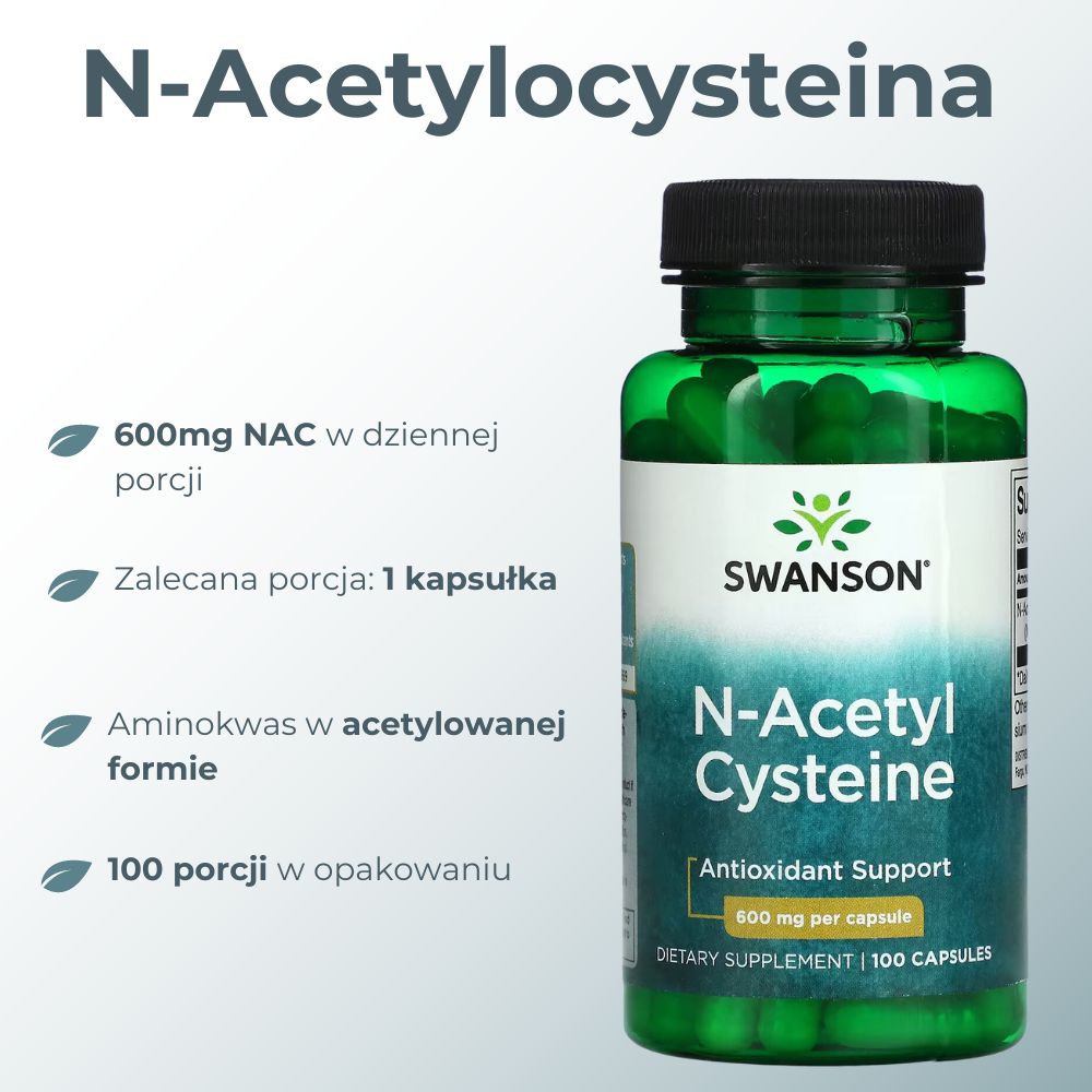 Swanson NAC N-Acetyl Cysteine 600mg